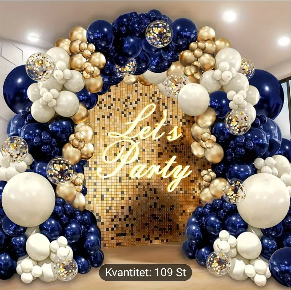 109 st navy gold ballonger
