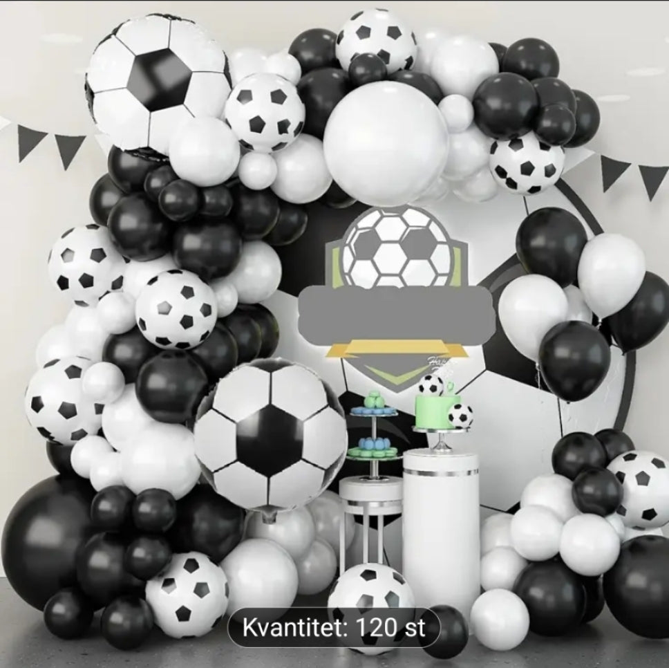 Fotboll tema ballong set