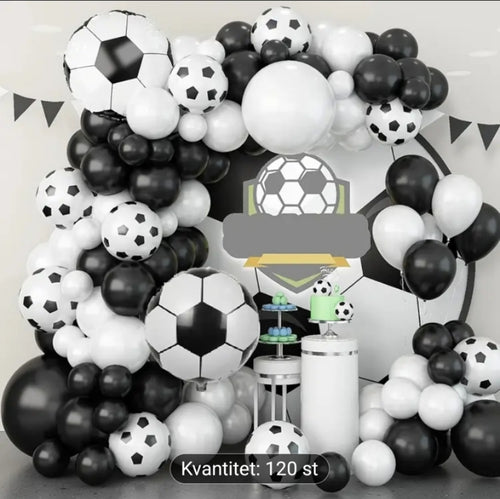 Fotboll tema ballong set
